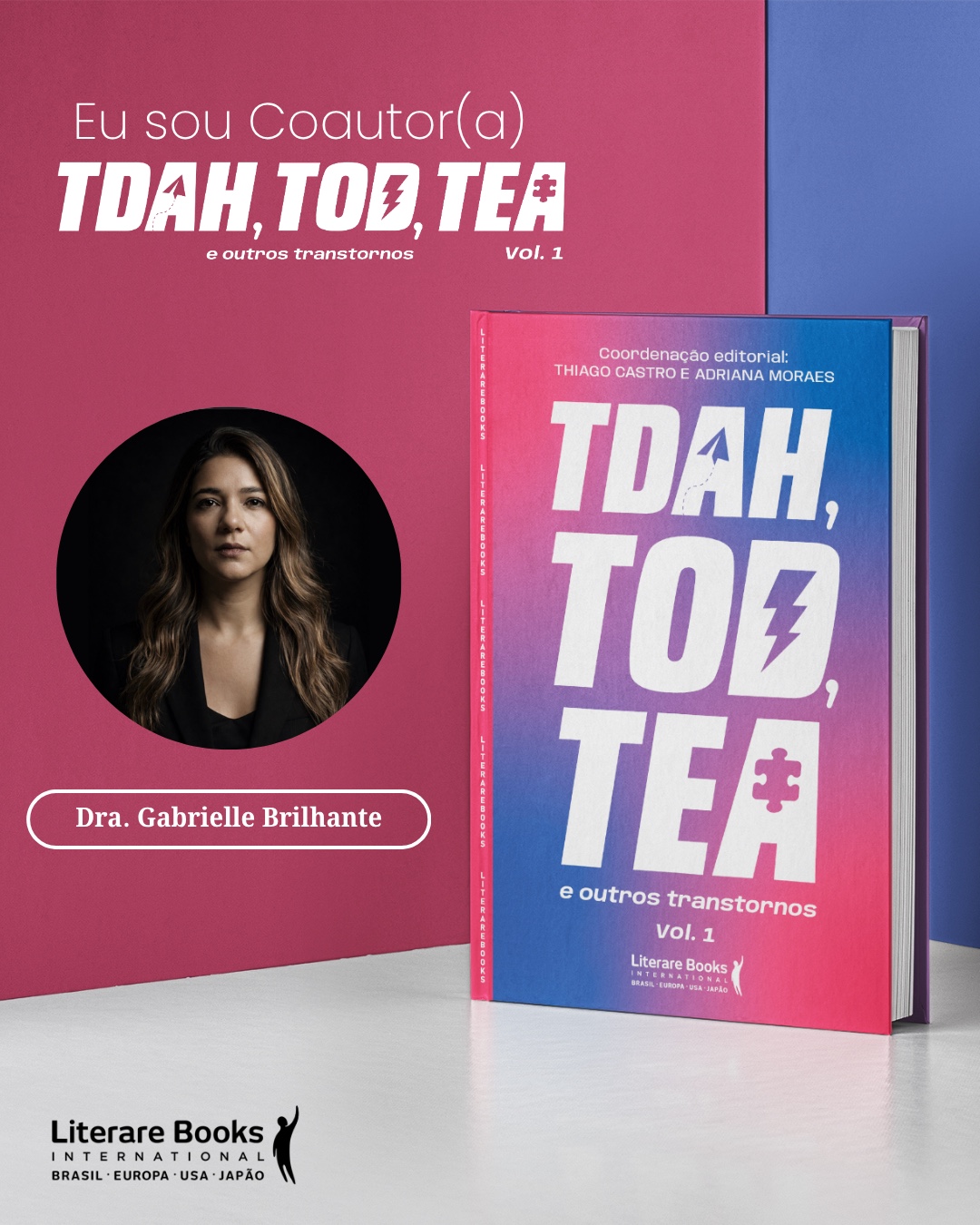 Capa do livro TDAH, TOD, TEA – Vol. 1
